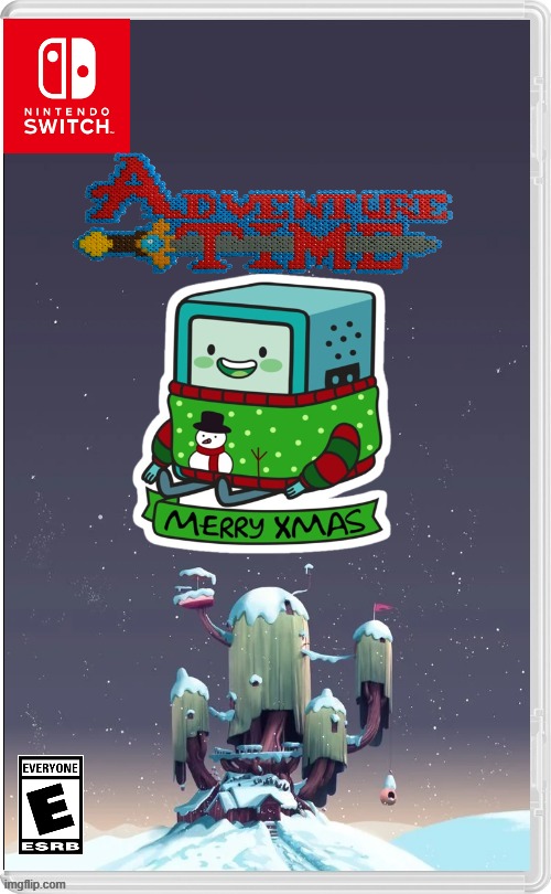 adventure time christmas with bmo Imgflip