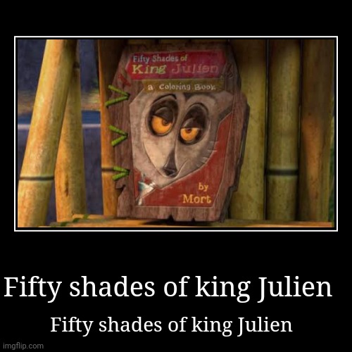 Fifty shades of king Julien Imgflip