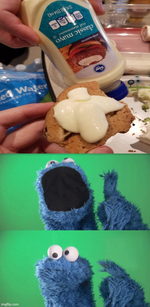 Mayonnaise on a cookie Imgflip