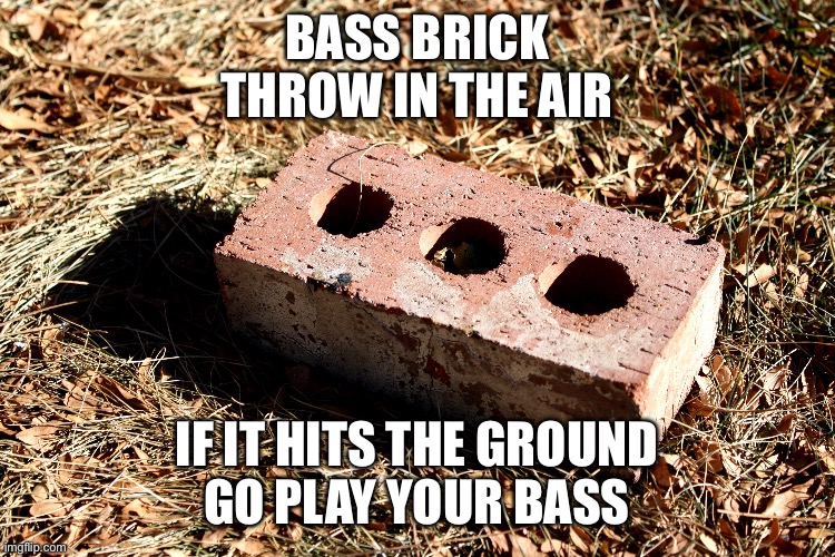 Bass brick Imgflip