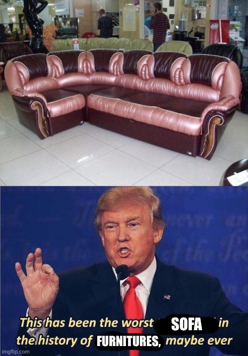 This was the Worst Sofa i ever seen. Imgflip