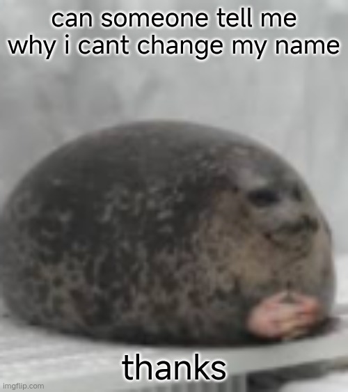 why cant i change it? Imgflip