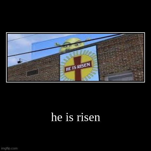 he is risen Imgflip
