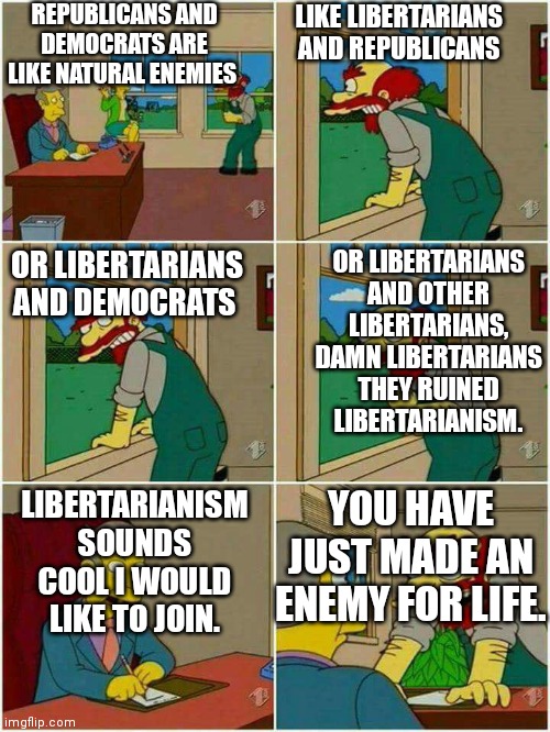 Libertarianism be like Imgflip