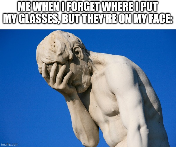 embarrassed statue Memes & GIFs Imgflip