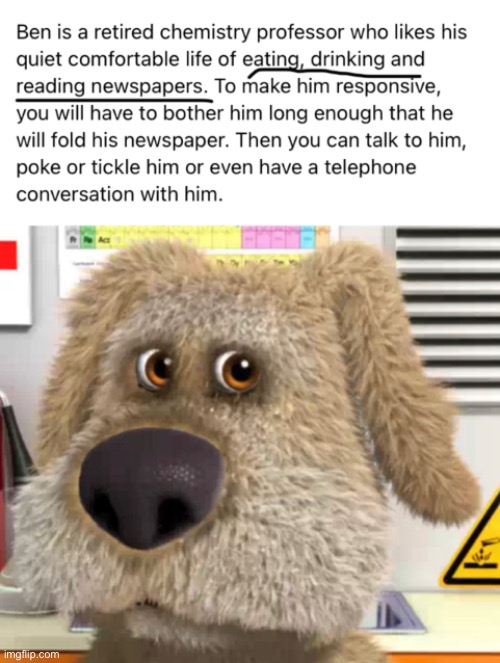 Image tagged in talking ben,hold up Imgflip