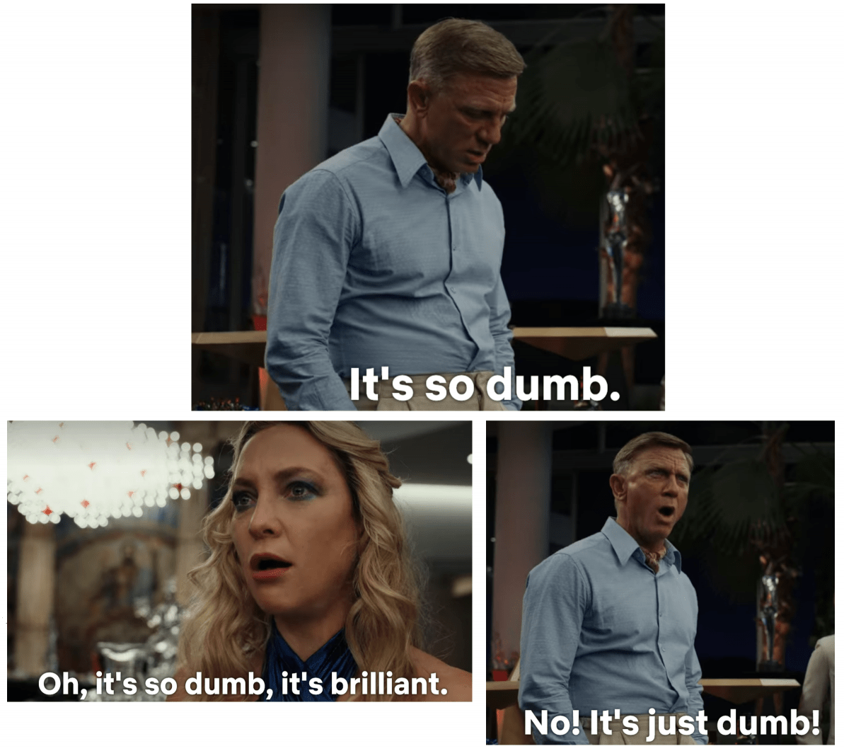 Glass onion so dumb Memes Imgflip