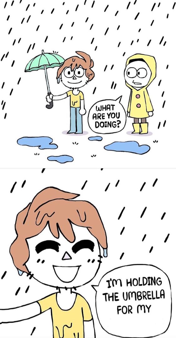 OwlTurd Holding An Umbrella Blank Template Imgflip