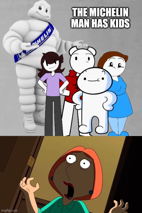 Image tagged in family guy,michelin man,theodd1sout,somethingelseyt
