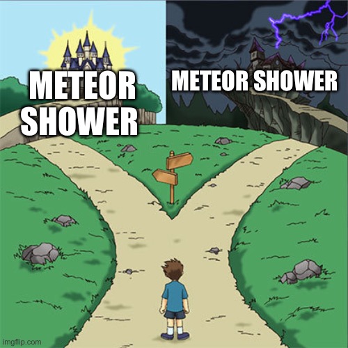 Meteor showers Imgflip