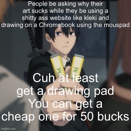 Image tagged in aki gives you gum Imgflip