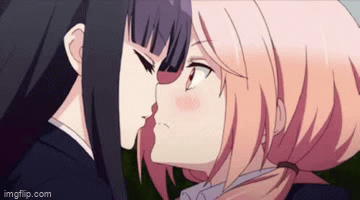 Anime kiss - Imgflip