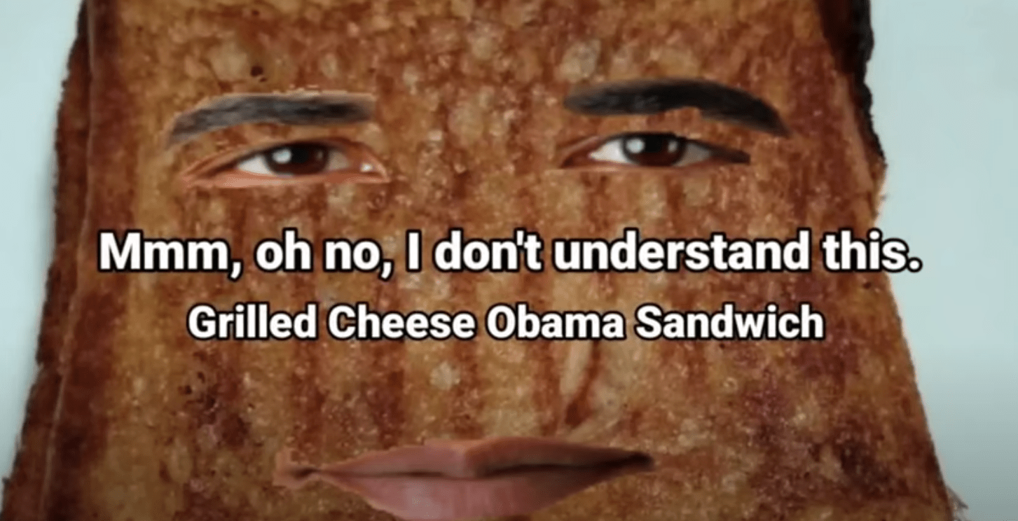 Grilled cheese Obama sandwich Blank Template Imgflip