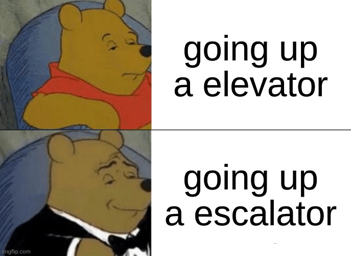 escalators are built different Imgflip