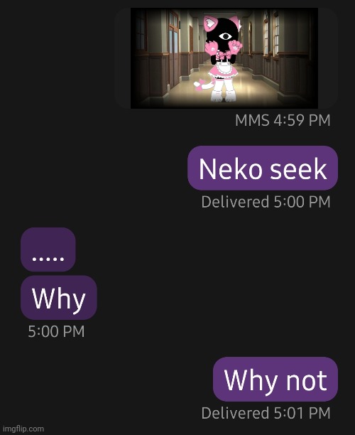 Neko seek uwu Imgflip