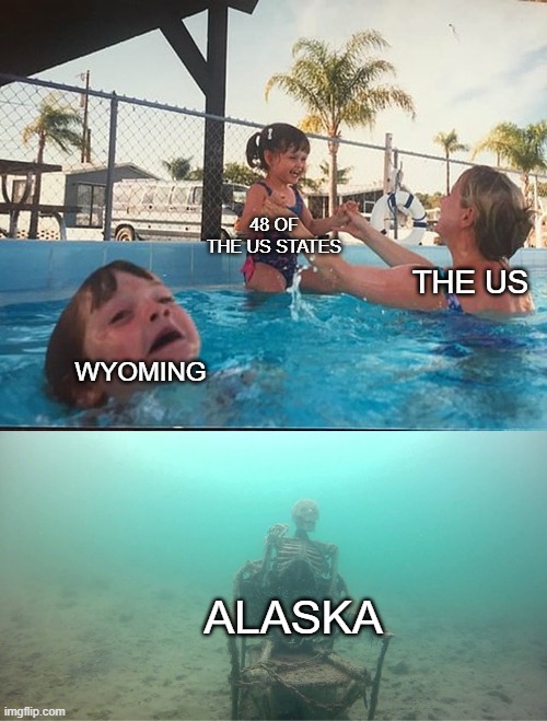Why is Alaska so abandoned Imgflip