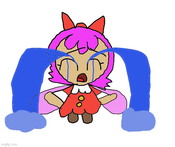 ribbon is crying Imgflip