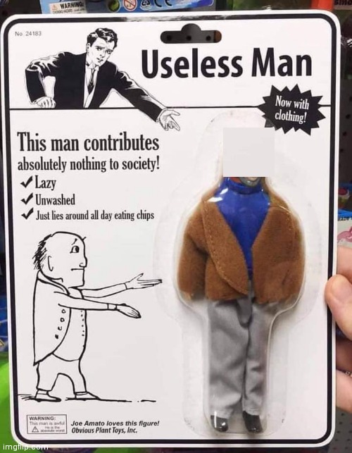 Useless Man Action Figure template Blank Template Imgflip