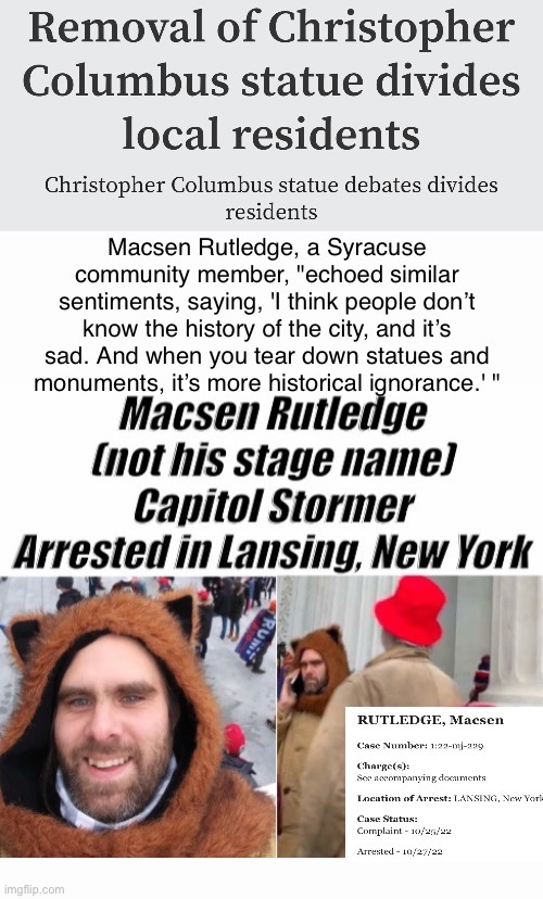 Irony? Hypocrisy? Both? Imgflip