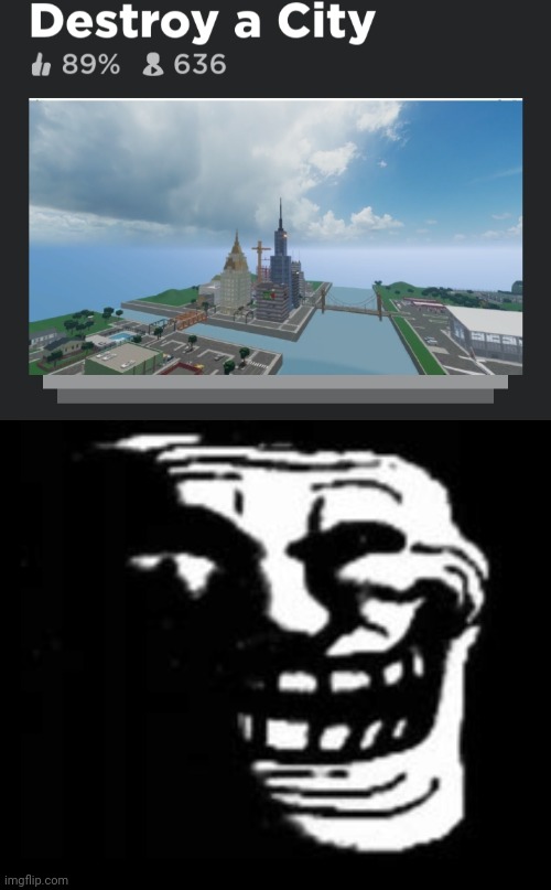 Image tagged in dark trollface,twin towers,911,roblox Imgflip
