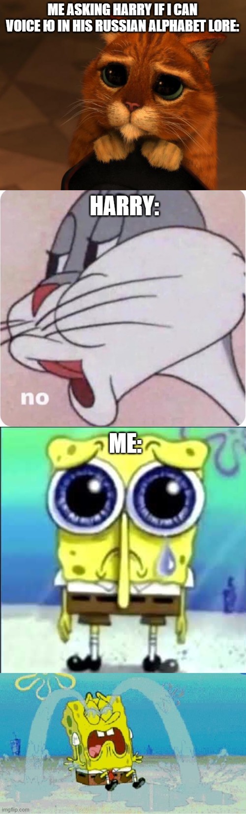 Puss In Boots Crying Meme