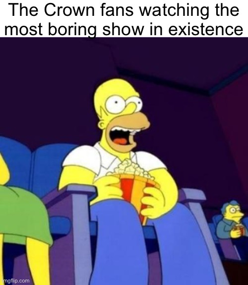 Homer eating popcorn Imgflip