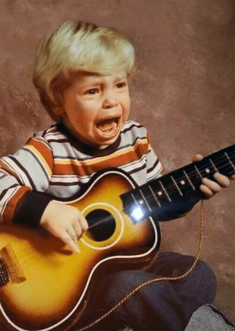 CRYING GUITAR BOY IN HD Blank Template Imgflip