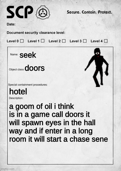seek scp document Imgflip