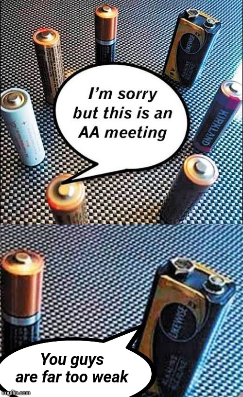 Battery battle Imgflip