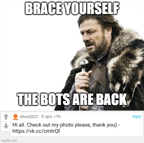 Image tagged in memes,brace yourselves x is coming,robot Imgflip