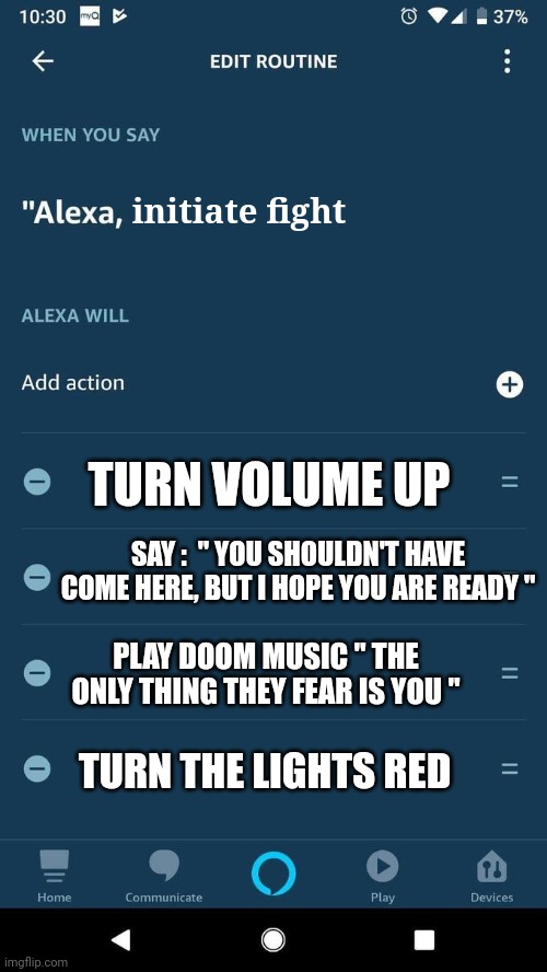 The best way to scare an intruder Imgflip