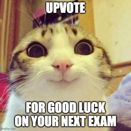 upvote for good luck Imgflip