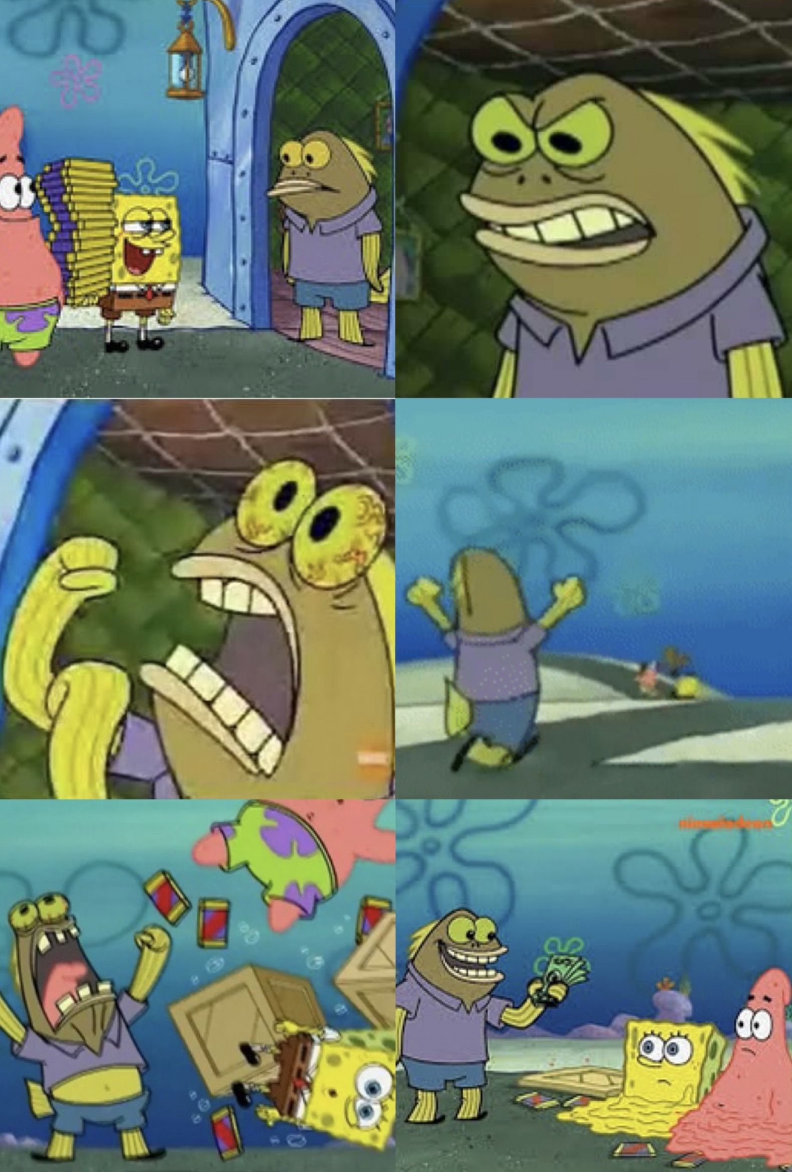 Spongebob Chocolate Guy Blank Template Imgflip