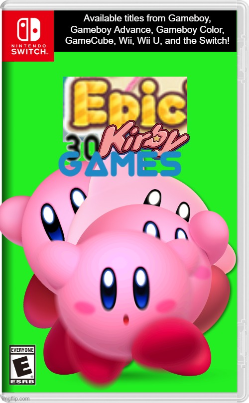 Epic 30 Kirby Games Imgflip