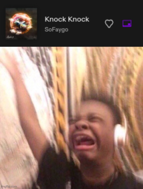 Image tagged in kid listening to music screaming with headset Imgflip