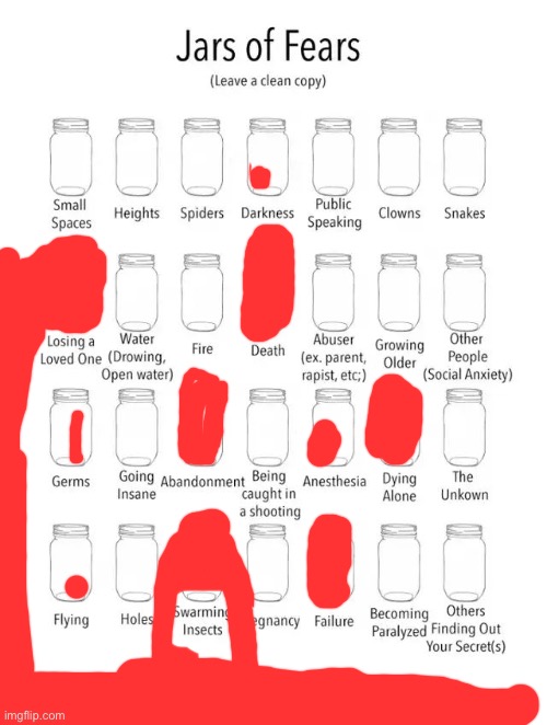 Jar of fears clear version Imgflip