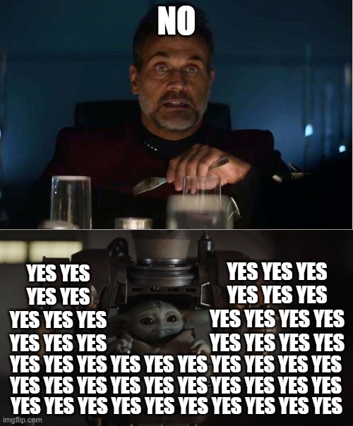 Shaw vs Grogu Imgflip