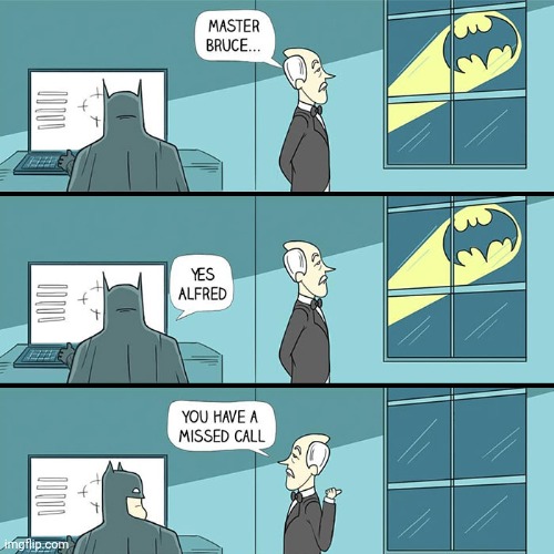 A missed call Imgflip