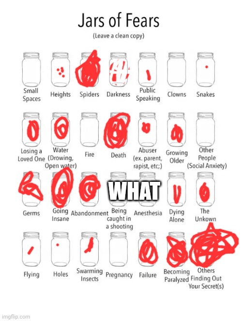 Jar of fears clear version Imgflip