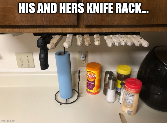 knife rack Imgflip