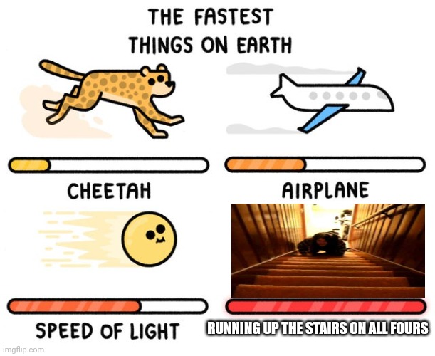 Running Up Stairs On All Fours Sale Online