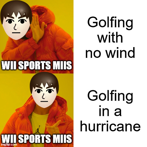 wii sports golf Imgflip