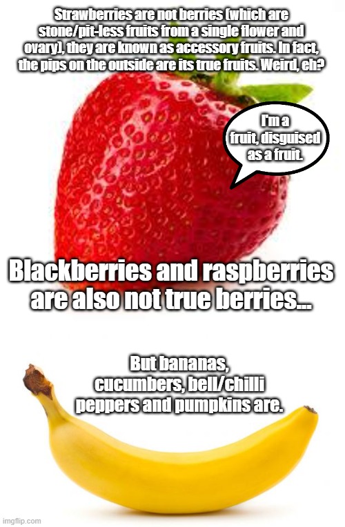 Some things are berry strange, but the latter may make you go bananas