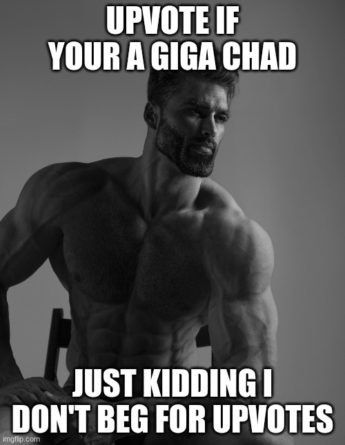 giga chad Imgflip