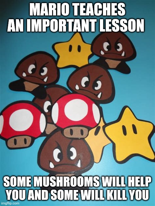 Mario life lessons Imgflip
