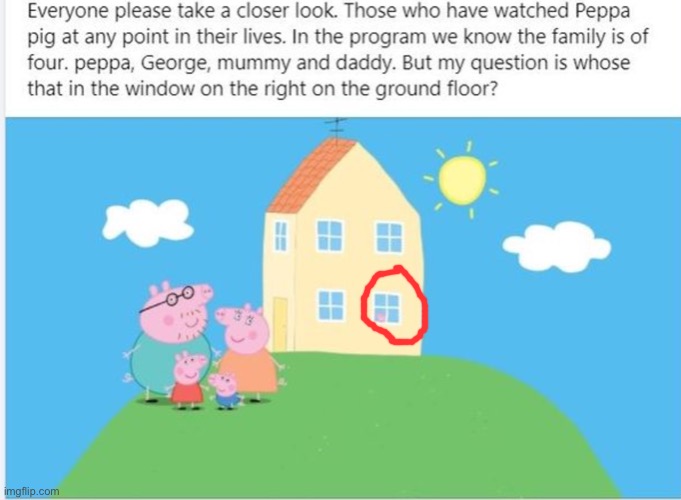 Bro peppa pig has some explaining to do Imgflip
