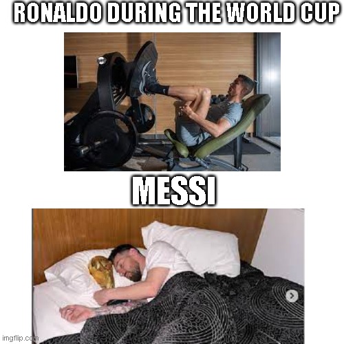 Messi Vs Ronaldo World Cup edition Imgflip