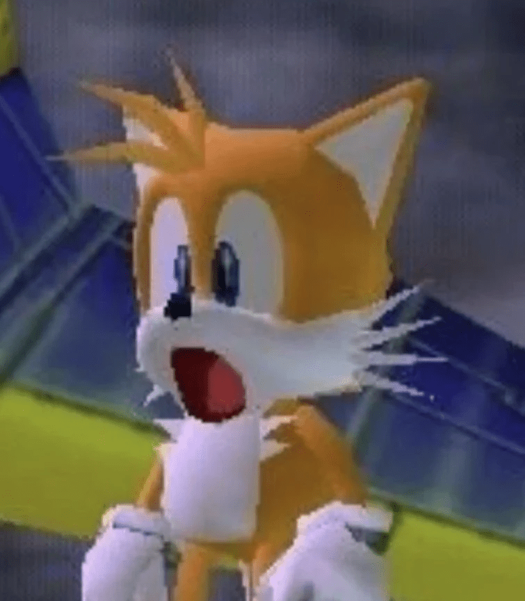 tails gasp Blank Template Imgflip