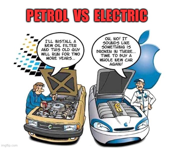 Petrol vs Electric Imgflip