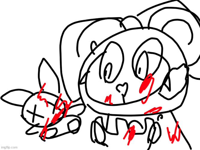 pretty blood drawing i put no effort into lmao Imgflip